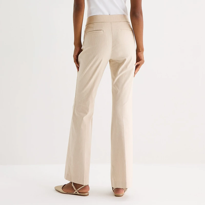 Liz Claiborne Lisa Womens Tall Flare Pull-On Pant