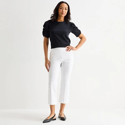 Liz Claiborne Lisa Womens Flare Capri Pant