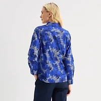 Liz Claiborne Womens Long Sleeve Dress Shirt