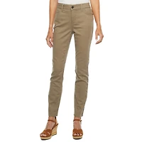 Liz Claiborne Sara Womens Petites Short Mid Rise Skinny Fit Slim Jean