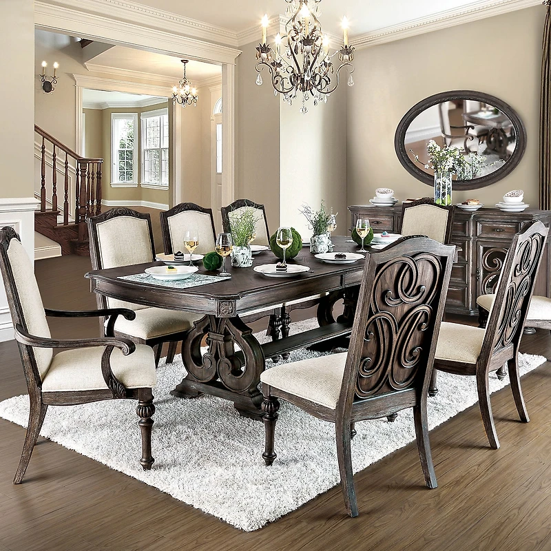 Furniture of America™ Maud Dining And Kitchen Collection Rectangular Wood-Top Dining Table