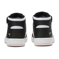 PUMA Rebound Layup Little Kid Girls Basketball Shoes