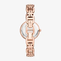 Relic By Fossil Womens Rose Goldtone Bracelet Watch Zr34650