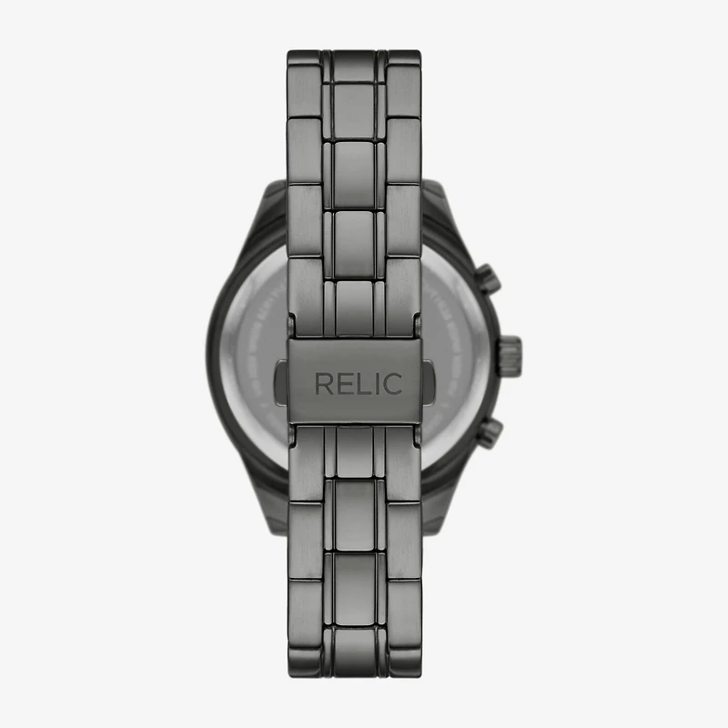 Relic By Fossil Womens Multi-Function Black Bracelet Watch Zr16011