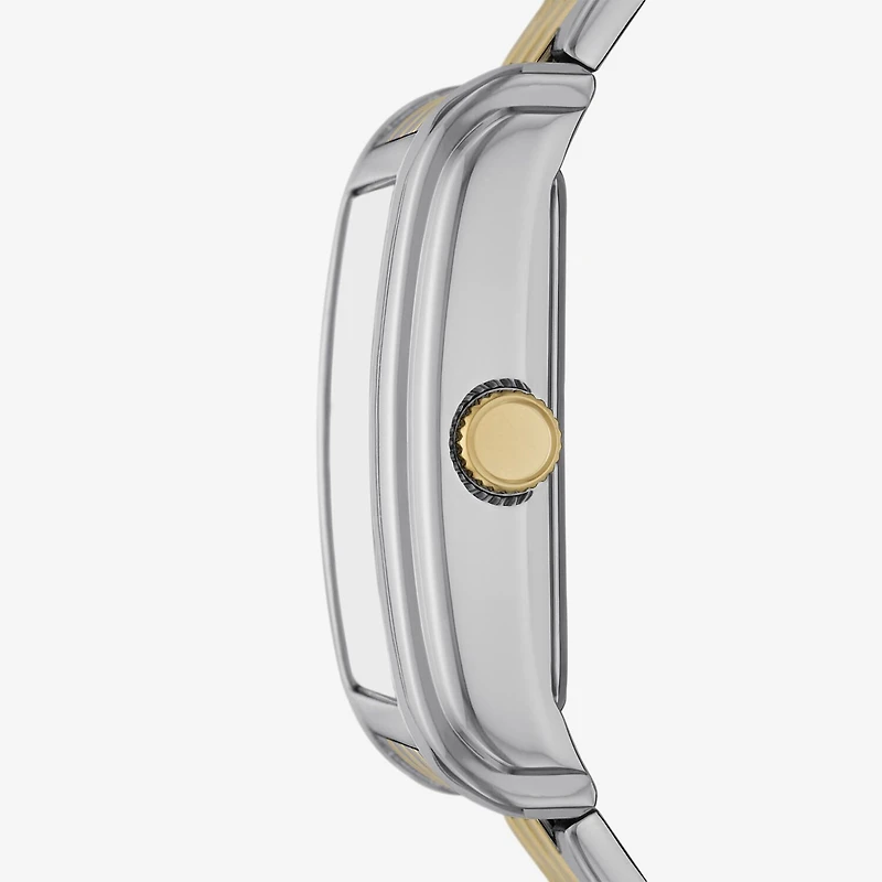 Relic By Fossil Unisex Adult Two Tone Stainless Steel Bracelet Watch Zr77334