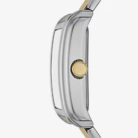 Relic By Fossil Unisex Adult Two Tone Stainless Steel Bracelet Watch Zr77334
