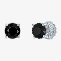 5 CT. T.W. Natural Black Diamond 14K Gold 9mm Round Stud Earrings