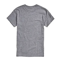 Mens Crew Neck Short Sleeve Lilo & Stitch Valentine's Day T-Shirt