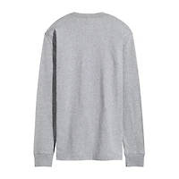 Mens Crew Neck Long Sleeve Mickey and Friends Valentine's Day T-Shirt