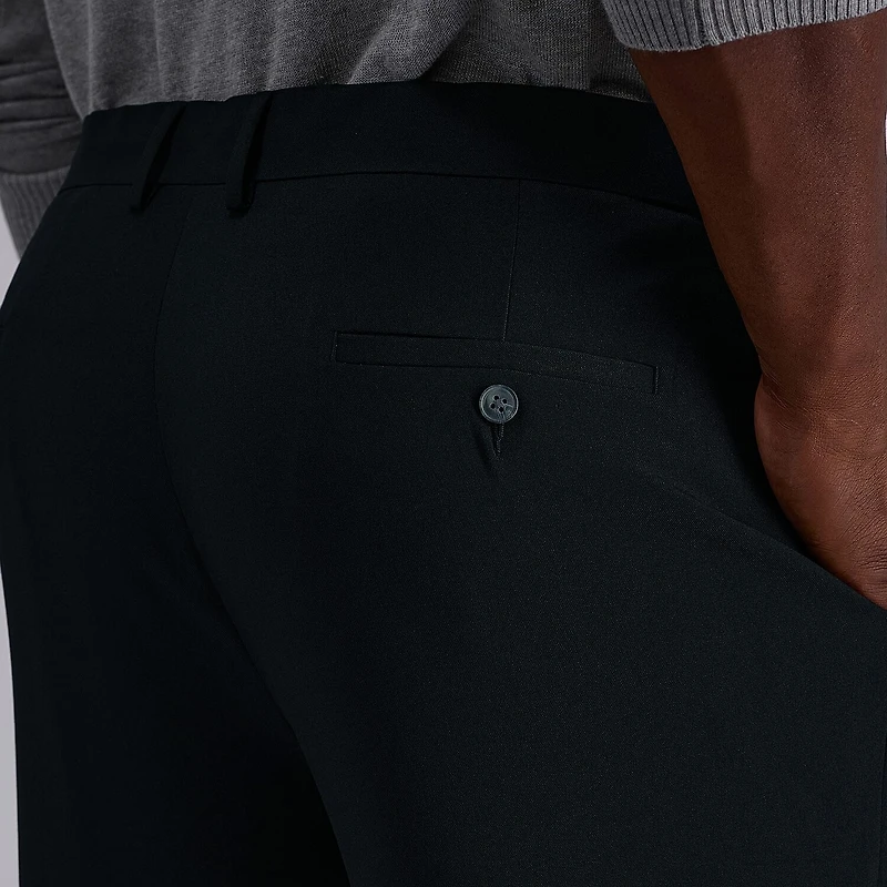 Haggar JMH Sharkskin Mens Classic Fit Big and Tall Dress Flat Front Pant