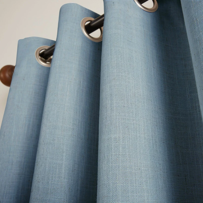 Martha Stewart Westchester Solid Grommet Top Blackout Single Curtain Panel
