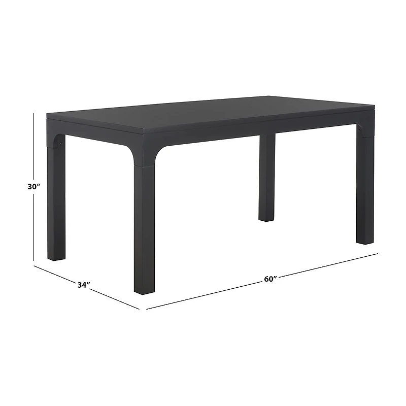 Safavieh Gael Rectangular Wood-Top Dining Table