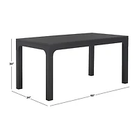 Safavieh Gael Rectangular Wood-Top Dining Table