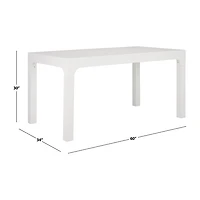 Safavieh Gael Rectangular Wood-Top Dining Table