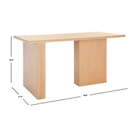 Safavieh Enyo Rectangular Wood-Top Dining Table
