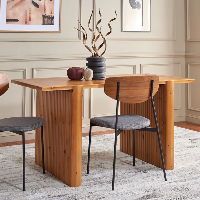 Safavieh Amell Rectangular Wood-Top Dining Table