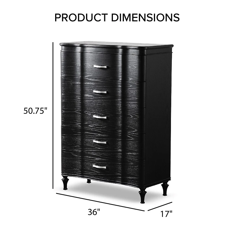 Furniture of America™ Melodi Parc 5-Drawer Chest