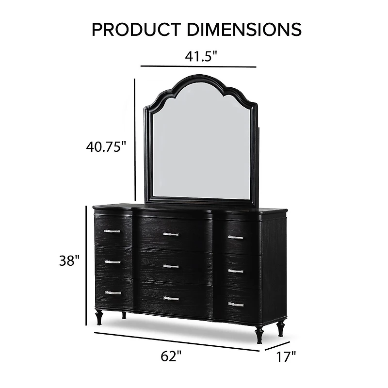 Furniture of America™ Melodi Parc 9-Drawer Dresser