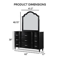 Furniture of America™ Melodi Parc 9-Drawer Dresser