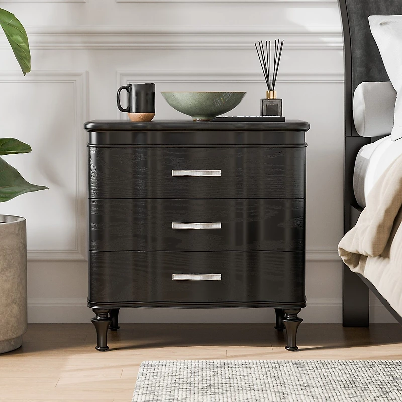 Furniture of America™ Melodi Parc 3-Drawer Nightstand
