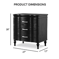 Furniture of America™ Melodi Parc 3-Drawer Nightstand