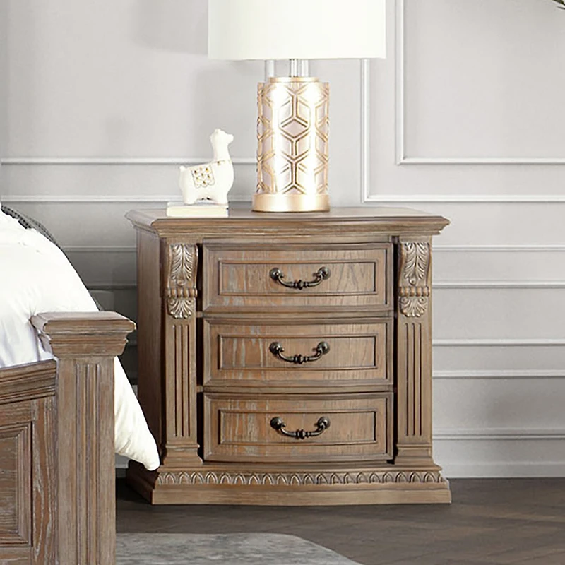 Furniture of America™ Seven Oaks 3-Drawer Nightstand