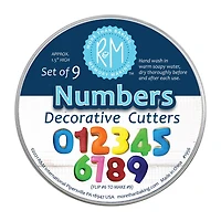 R&M International Llc Numbers 9-pc Cookie Cutters