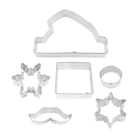 R&M International Llc Tree Farm Cookie Cutters and Build-A-Santa Cookie Cutter Bundle