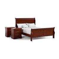 Lihte 3 Piece Wooden Bedroom Set