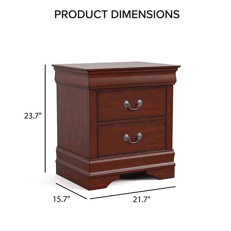 Burkhart 2-Drawer Nightstand
