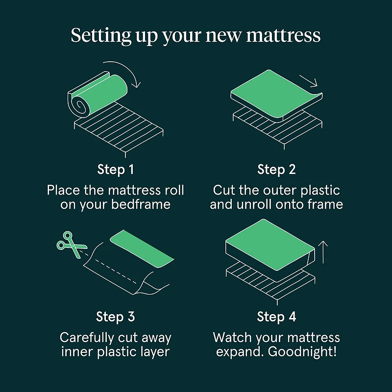Tuft & Needle 9.5" Medium Firm Foam - Mattress a Box