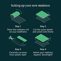 Tuft & Needle 9.5" Medium Firm Foam - Mattress a Box