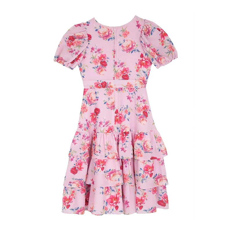 Rare Editions Big Kid Girls Short Sleeve A-Line Dress