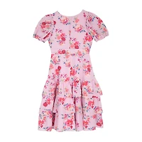 Rare Editions Big Kid Girls Short Sleeve A-Line Dress