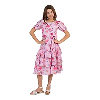 Rare Editions Big Kid Girls Short Sleeve A-Line Dress