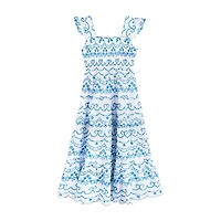 Rare Editions Big Kid Girls Sleeveless Maxi Dress