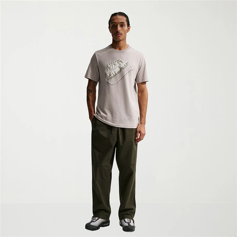 Nike Mens Crew Neck Short Sleeve Regular Fit Graphic T-Shirt