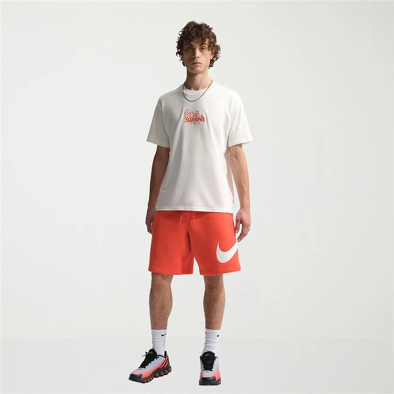 Nike Club Fleece Mens Mid Rise 11" Basketball Short