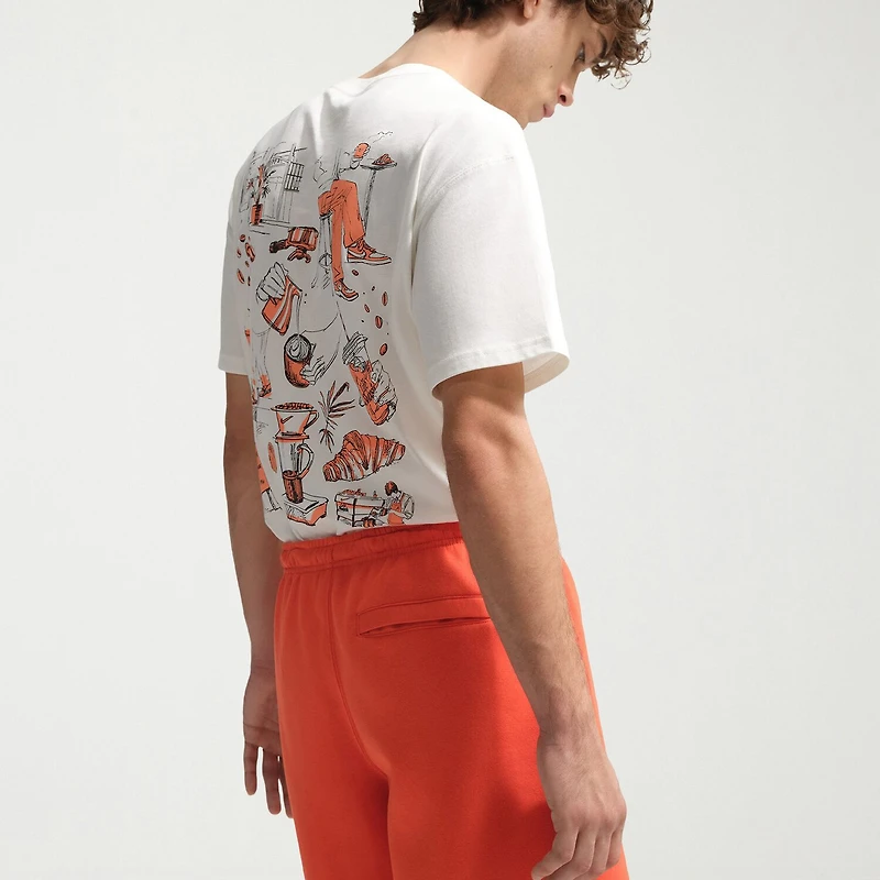 Nike Club Fleece Mens Mid Rise 11" Basketball Short