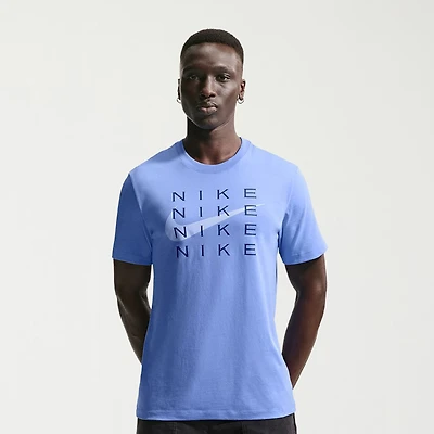 Nike Swoosh Mens Crew Neck Short Sleeve Classic Fit Graphic T-Shirt