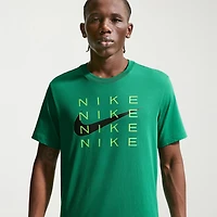 Nike Swoosh Mens Crew Neck Short Sleeve Classic Fit Graphic T-Shirt