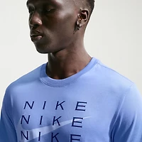 Nike Swoosh Mens Crew Neck Short Sleeve Classic Fit Graphic T-Shirt