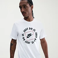 Nike Just Do It Mens Crew Neck Short Sleeve Classic Fit Graphic T-Shirt