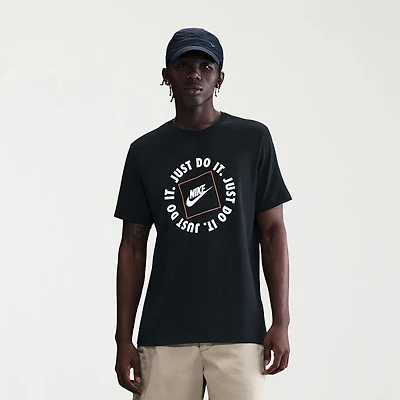 Nike Just Do It Mens Crew Neck Short Sleeve Classic Fit Graphic T-Shirt