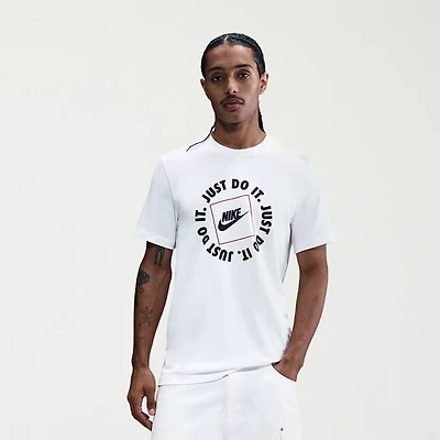 Nike Just Do It Mens Crew Neck Short Sleeve Classic Fit Graphic T-Shirt