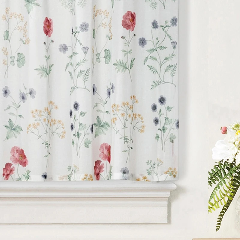 Martha Stewart 2-pc. Rod Pocket Window Tier