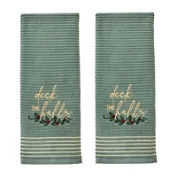 Saturday Knight Deck The Halls 2-pc. Hand Towel