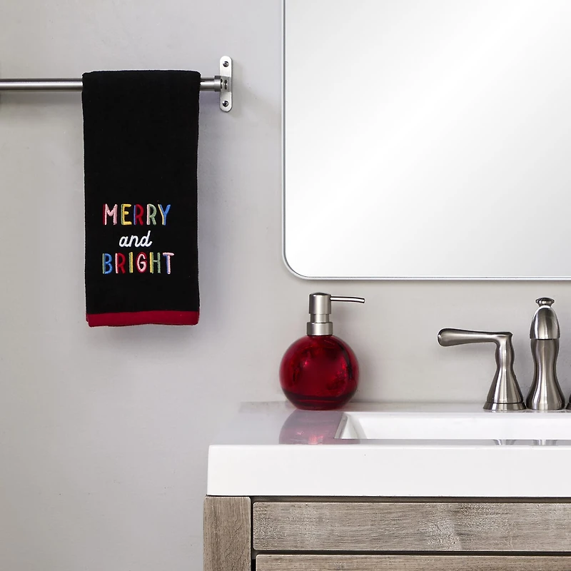 Saturday Knight Rainbows Merry 2-pc. Hand Towel