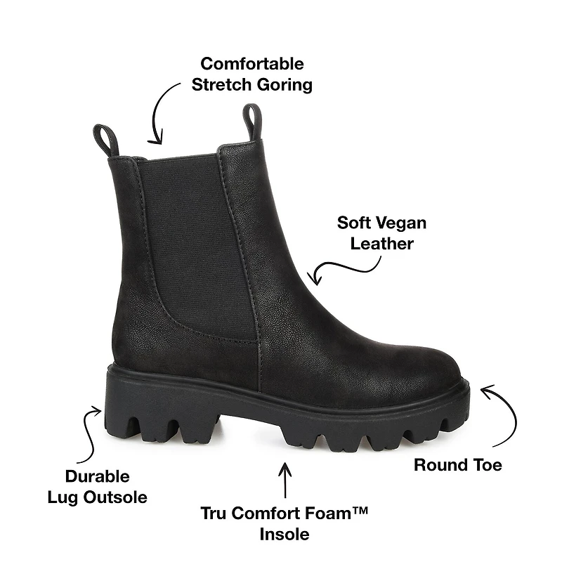 Journee Collection Womens Ivette Block Heel Booties
