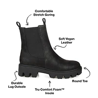 Journee Collection Womens Ivette Block Heel Booties